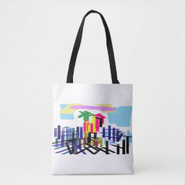 Bolsa Tote Praia do flamingo rosa
