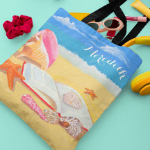 Praia e Conchas Personalizadas