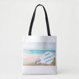 Bolsa Tote Praia é sempre uma boa ideia, verão