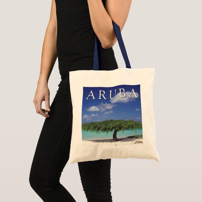 Bolsa Tote Praia Eagle | Caribe, Aruba (Frente (produto))