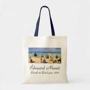 Bolsa Tote Praia em Boulogne de Edouard Manet, Arte Antigo