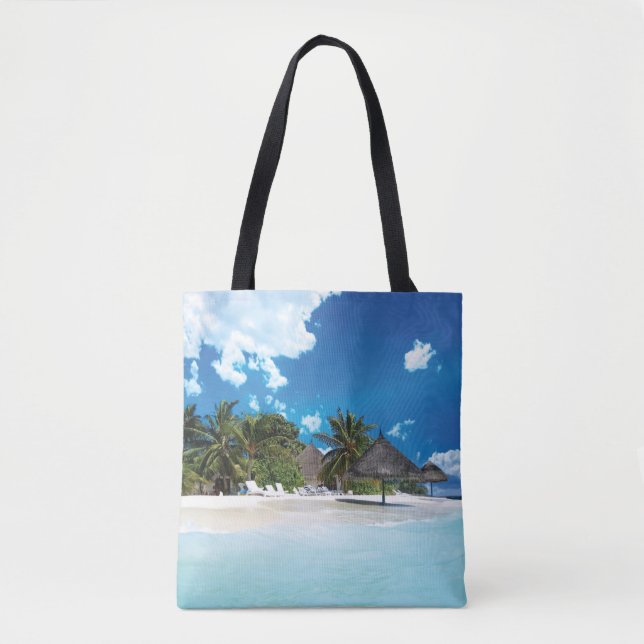 Bolsa Tote Praia Exótica (Frente)