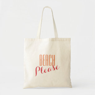 Bolsa Tote Praia feminino bonito personalizada por favor