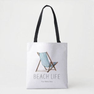 Bolsa Tote Praia Life Cotação Náutica de Férias de Verão