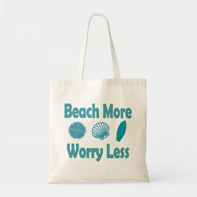 Bolsa Tote Praia Mais Preocupação Menos (Frente)