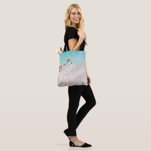 Bolsa Tote Praia, por favor