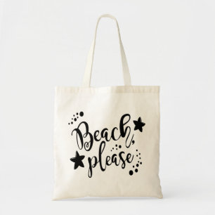 Bolsa Tote Praia, por favor