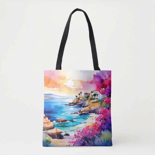 Bolsa Tote "Praia Secluída" (Frente)