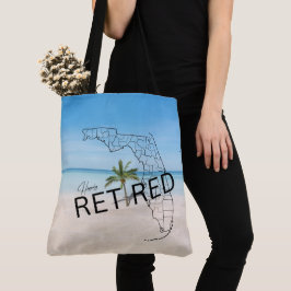 Bolsa Tote Praia Tropical e Árvore de Palma da Flórida Felizm