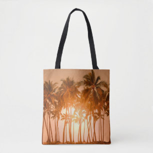 Bolsa Tote Praia tropical: vista natural cênica