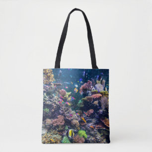 Bolsa Tote Praias Tropicais Coral submarino