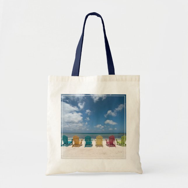 Bolsa Tote Praias Tropicais | Palm Beach, Aruba (Frente)
