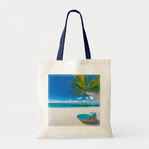 Bolsa Tote Praias Tropicais Planície tropical Swing em prai