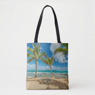 Bolsa Tote Praias Tropicais Praia de Kuau Cove, Maui Hawaii