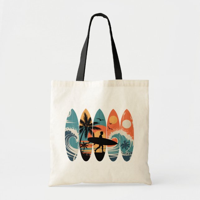 Bolsa Tote Pranchas de surfe (Frente)