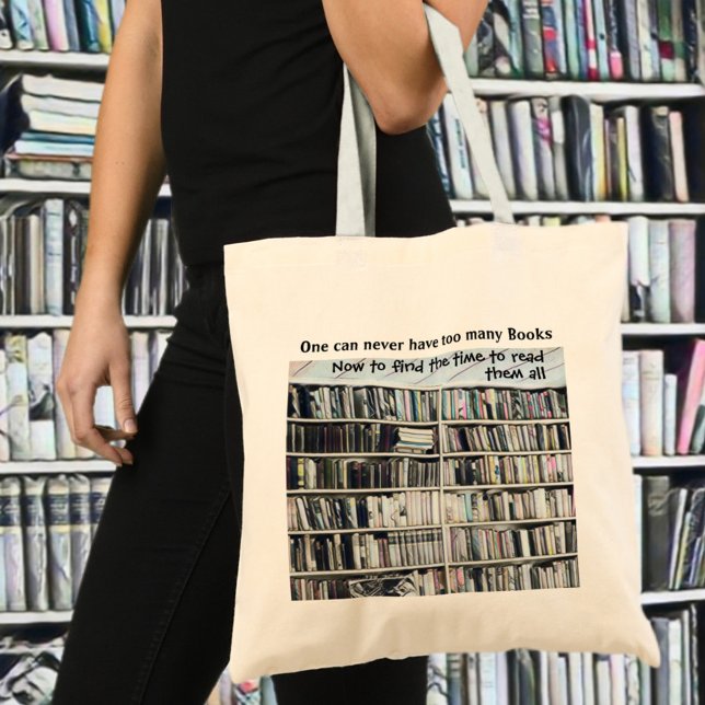 Bolsa Tote Prateleiras de Pastel Bookcase de Livros (Criador carregado)