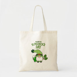 Bolsa Tote Prato de Papel Gnome do Dia de São Patrício