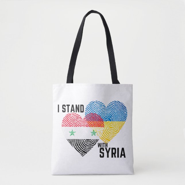 Bolsa Tote Pray for  Syria (Frente)
