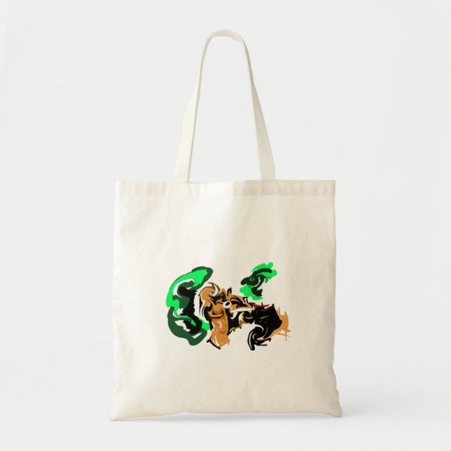 Bolsa Tote Prazer de inverno do lobo (Frente)