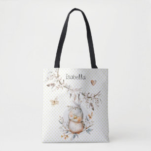 Bolsa Tote Precioso Baby Bird Watercolor