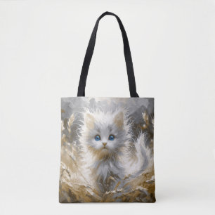 Bolsa Tote Precioso White Kitten