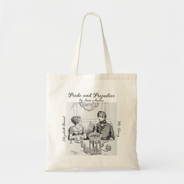 Bolsa Tote Preconceito de Orgulho de Presente de Livraria Lit (Frente)