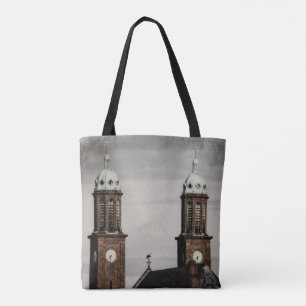 Bolsa Tote Préguas da Cidade com Corvo