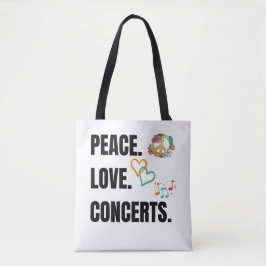 BOLSA TOTE PREOCUPAÇÕES DE AMOR DE PAZ CANVAS SACO