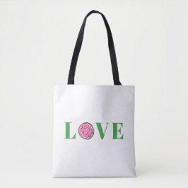 Bolsa Tote Preppy Pickleball Love