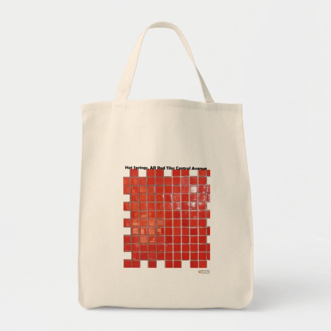 Bolsa Tote Presas Quentes, AR Telhas Vermelhas Presentes Cent (Frente)