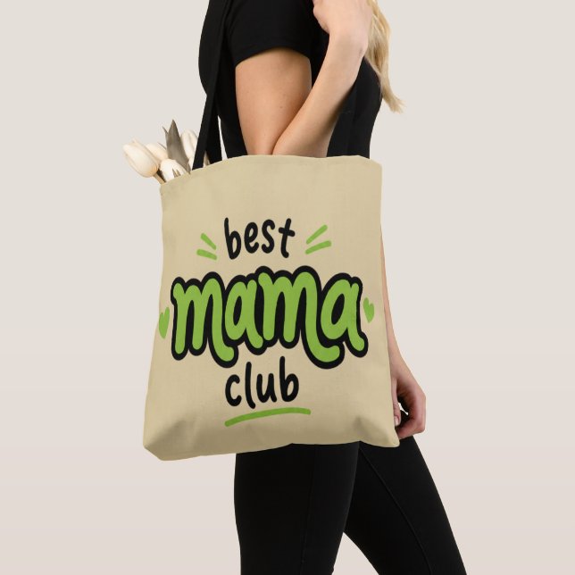 Bolsa Tote Presente Bonito para o Dia das Mães (Close Up)