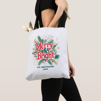 Bolsa Tote Presente Colorido do Partido Branco Vermelho do Na