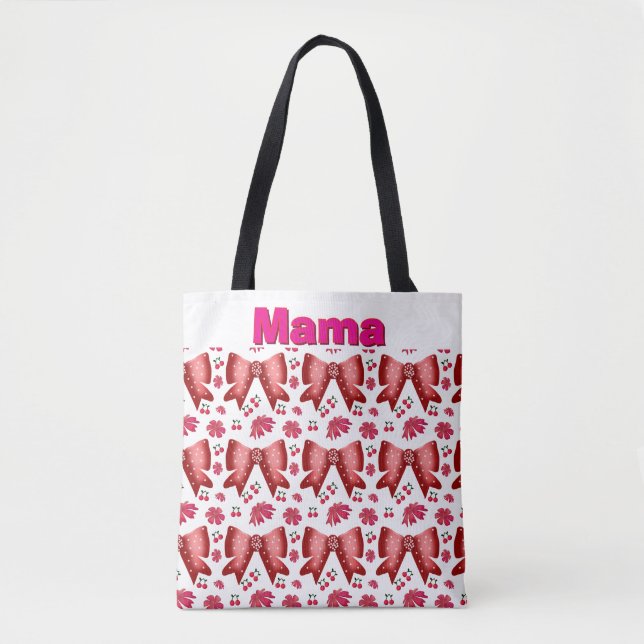 Bolsa Tote Presente Customizado e Personalizado Cute Coquette (Frente)