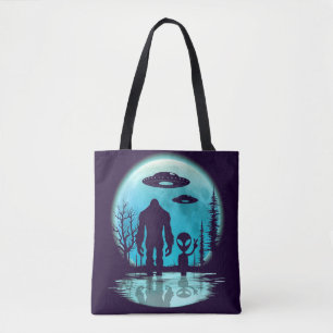 Bolsa Tote Presente da Conspiração de Revelação de Óvni Alien