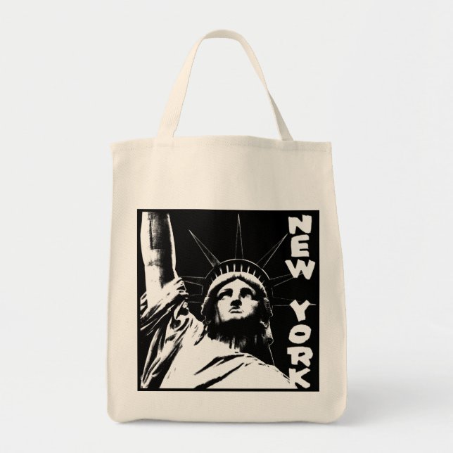 Bolsa Tote Presente da estátua da liberdade da sacola da (Frente)