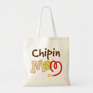 Bolsa Tote Presente da mamã da raça do cão de Chipin