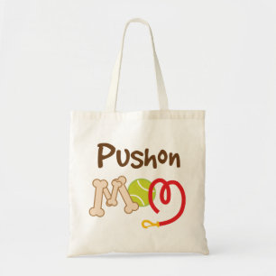 Bolsa Tote Presente da mamã da raça do cão de Pushon