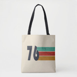 Bolsa Tote Presente de 50º aniversário vintage nascido em 197