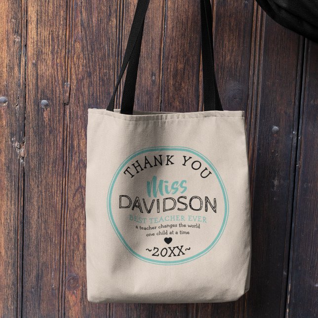 Bolsa Tote Presente de Agradecimento ao Professor (Criador carregado)