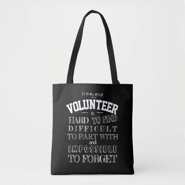 Bolsa Tote Presente de agradecimento ao voluntário script pre (Frente)