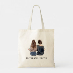 Bolsa Tote Presente de Amizade Personalizado para Melhor Amig