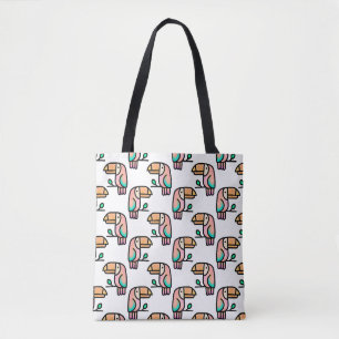Bolsa Tote presente de animal de passarinho tucano tropical f