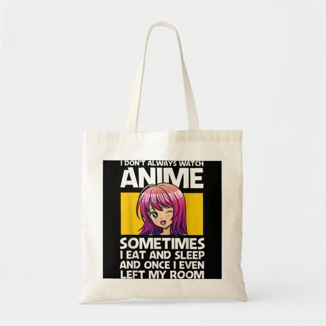 Bolsa Tote Presente De Anime Para Mulheres Adolescentes Homen (Frente)