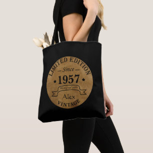 Bolsa Tote presente de aniversário de 65 anos personalizado