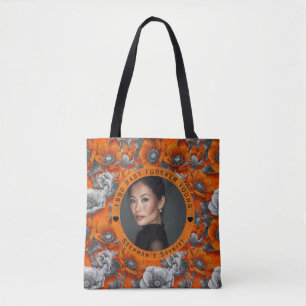 Bolsa Tote Presente de Aniversário de Adulto Chic Anêmonas Pa