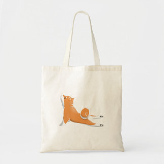 Bolsa Tote presente de aniversário engraçado do shiba inu dog