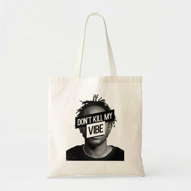 Bolsa Tote Presente de aniversário Kendrick Lamar - Não Matar (Frente)