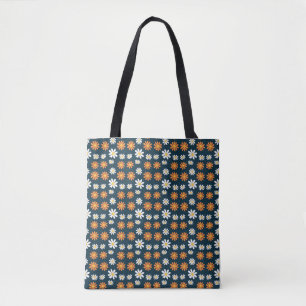 Bolsa Tote Presente de aniversário Margarida Branca e Laran