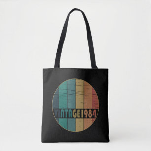Bolsa Tote Presente de Aniversário Vintage 1984