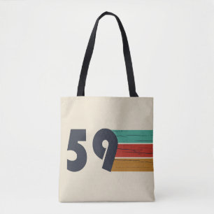 Bolsa Tote Presente de aniversário vintage elegante nascido e